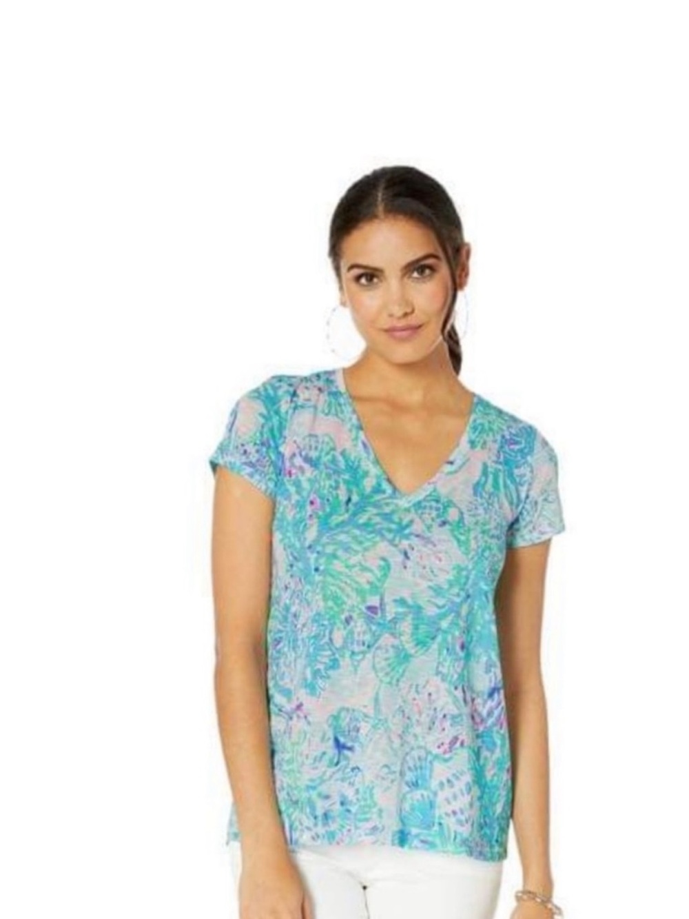Lilly Pulitzer Etta Top Amethyst Tint